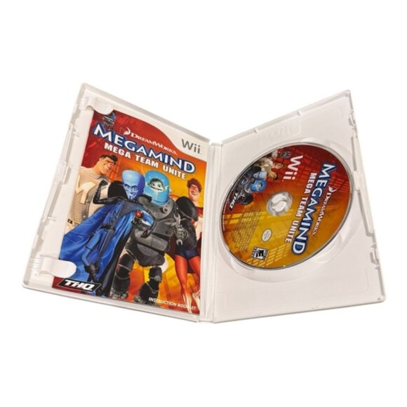 Megamind Mega Team Unite Nintendo Wii Video Game Complete THQ DreamWorks Kids Ac - Picture 4 of 8
